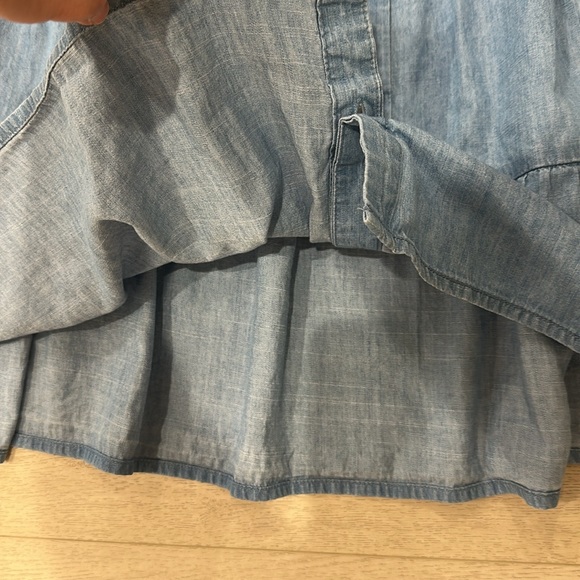 Soft woven short sleeve dress - Picture 10 of 12